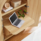 Calista 63 Inch Arched Storage Cabinet With Folding Desk by Modway EEI-7604