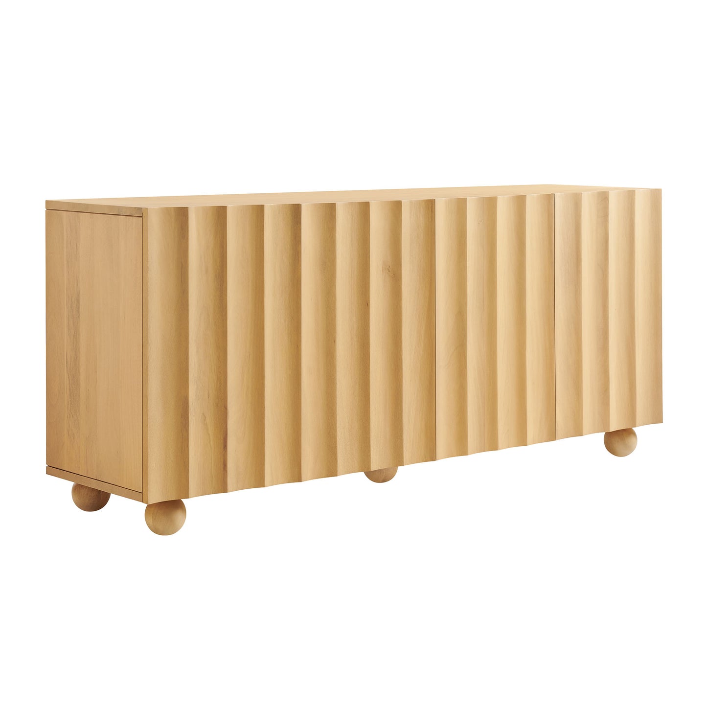 Sorren 72 Inch Scalloped Wood 4-Door Sideboard by Modway EEI-7606
