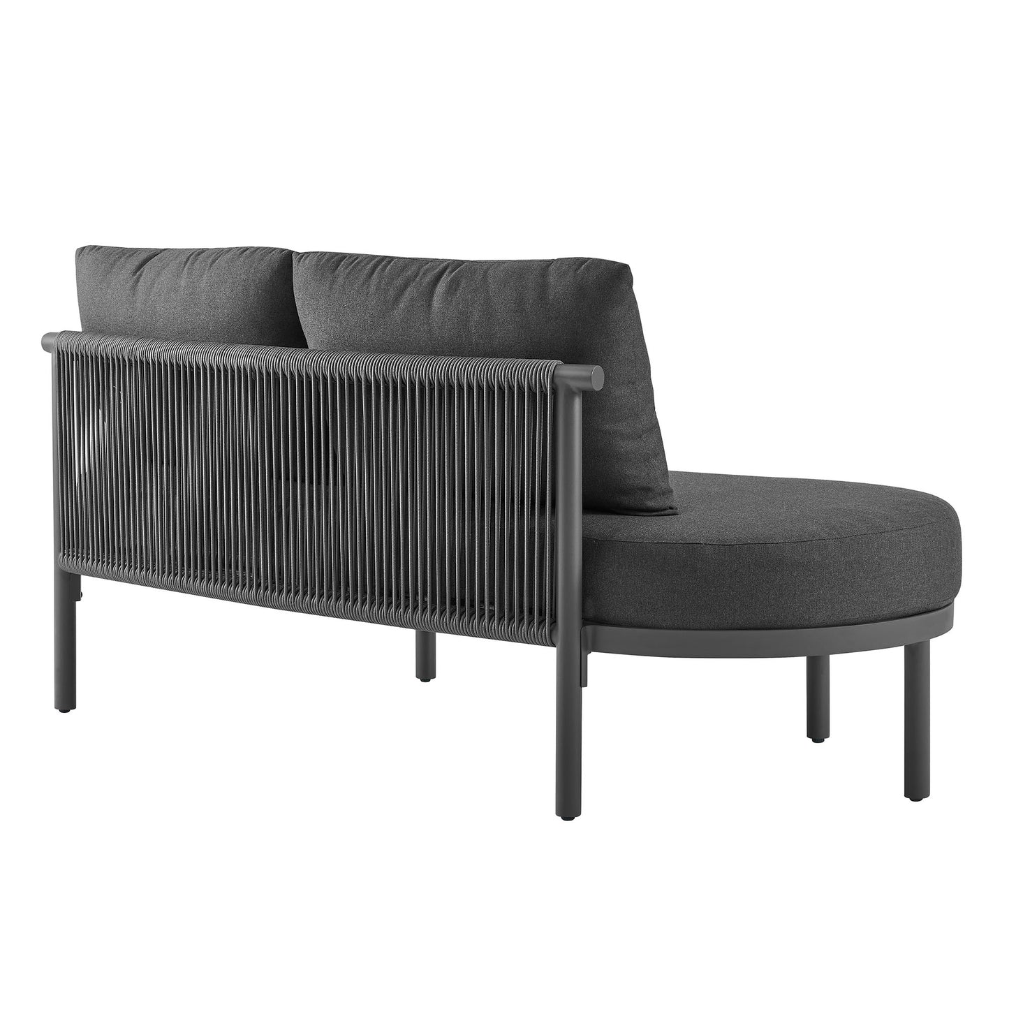 Porta Left-Arm Facing Outdoor Patio Aluminum Modular Piece by Modway EEI-7607