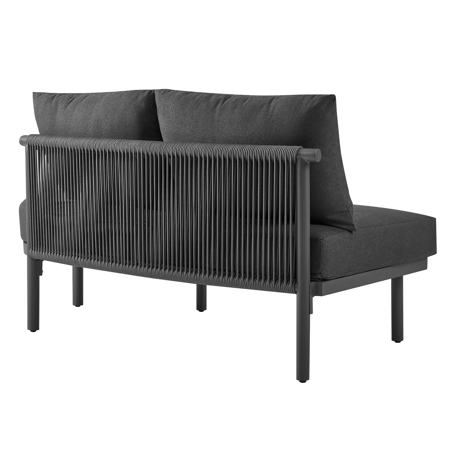 Porta 4 Piece Outdoor Patio Aluminum Modular Sofa Set by Modway EEI-7613