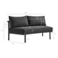 Porta Armless Outdoor Patio Aluminum Modular Piece by Modway EEI-7609