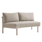 Porta Armless Outdoor Patio Aluminum Modular Piece by Modway EEI-7609