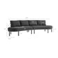 Porta 4 Piece Outdoor Patio Aluminum Modular Sofa Set by Modway EEI-7613