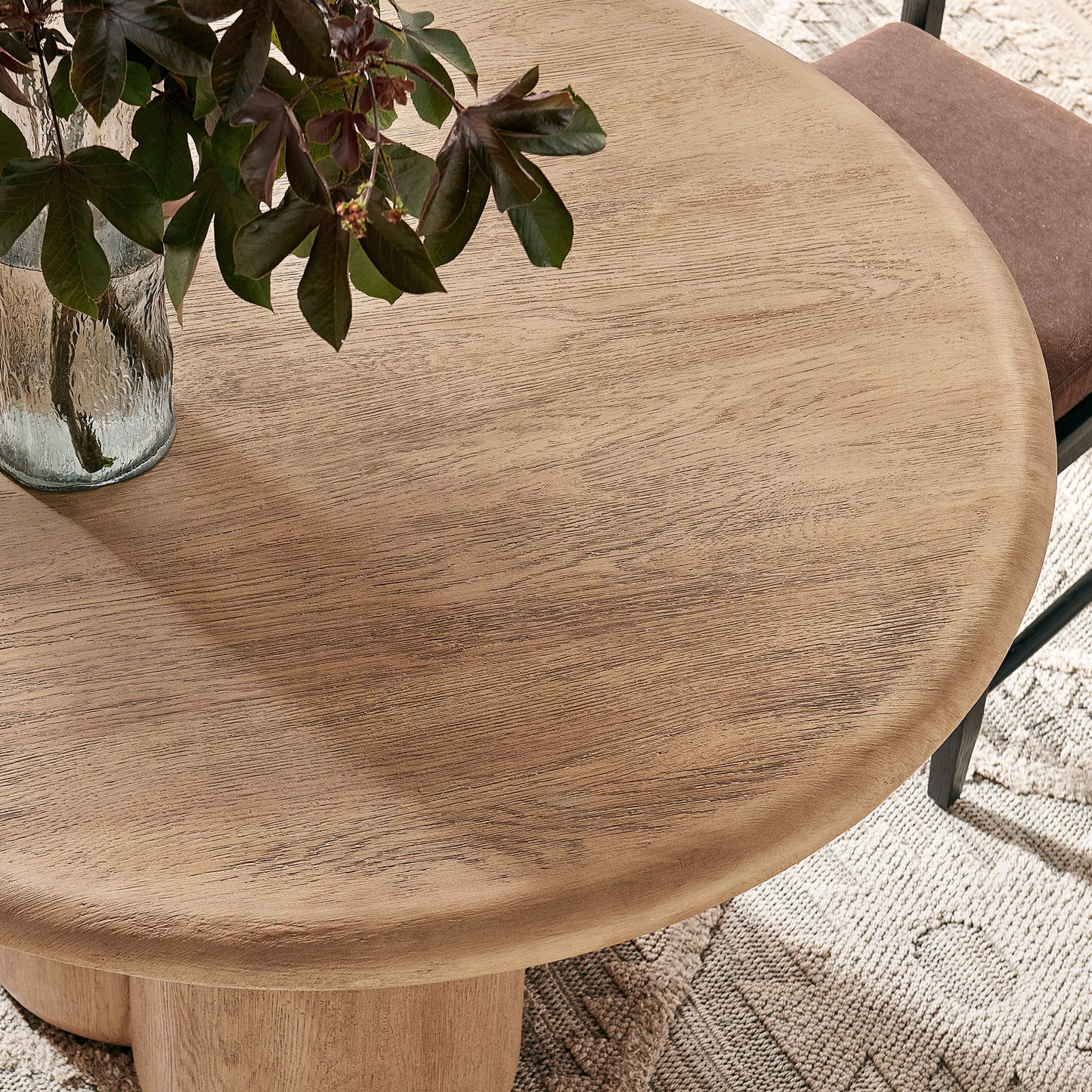 Tori 48 Inch Round Indoor and Outdoor Patio Dining Table by Modway EEI-7619