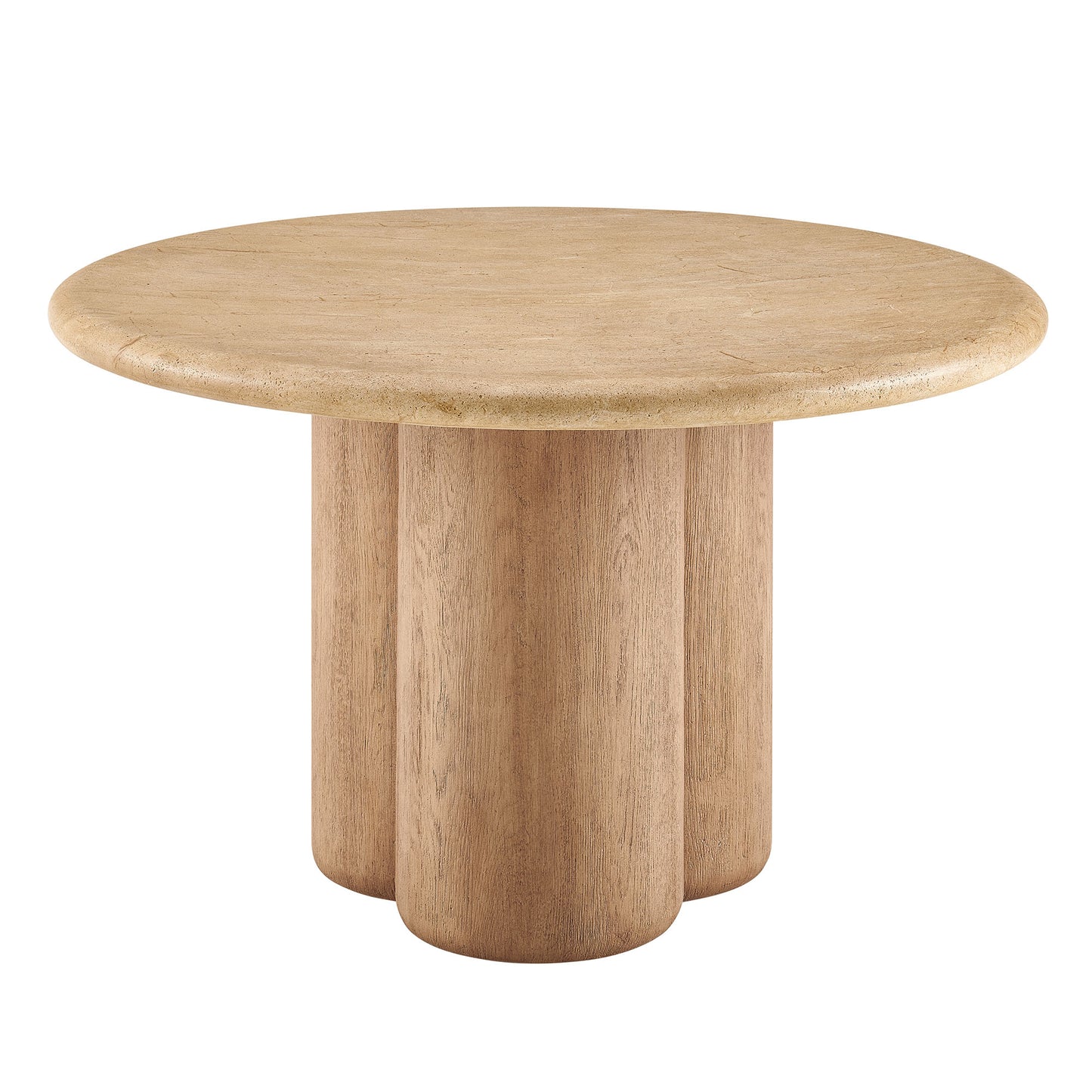 Tori 48 Inch Round Indoor and Outdoor Patio Dining Table by Modway EEI-7619