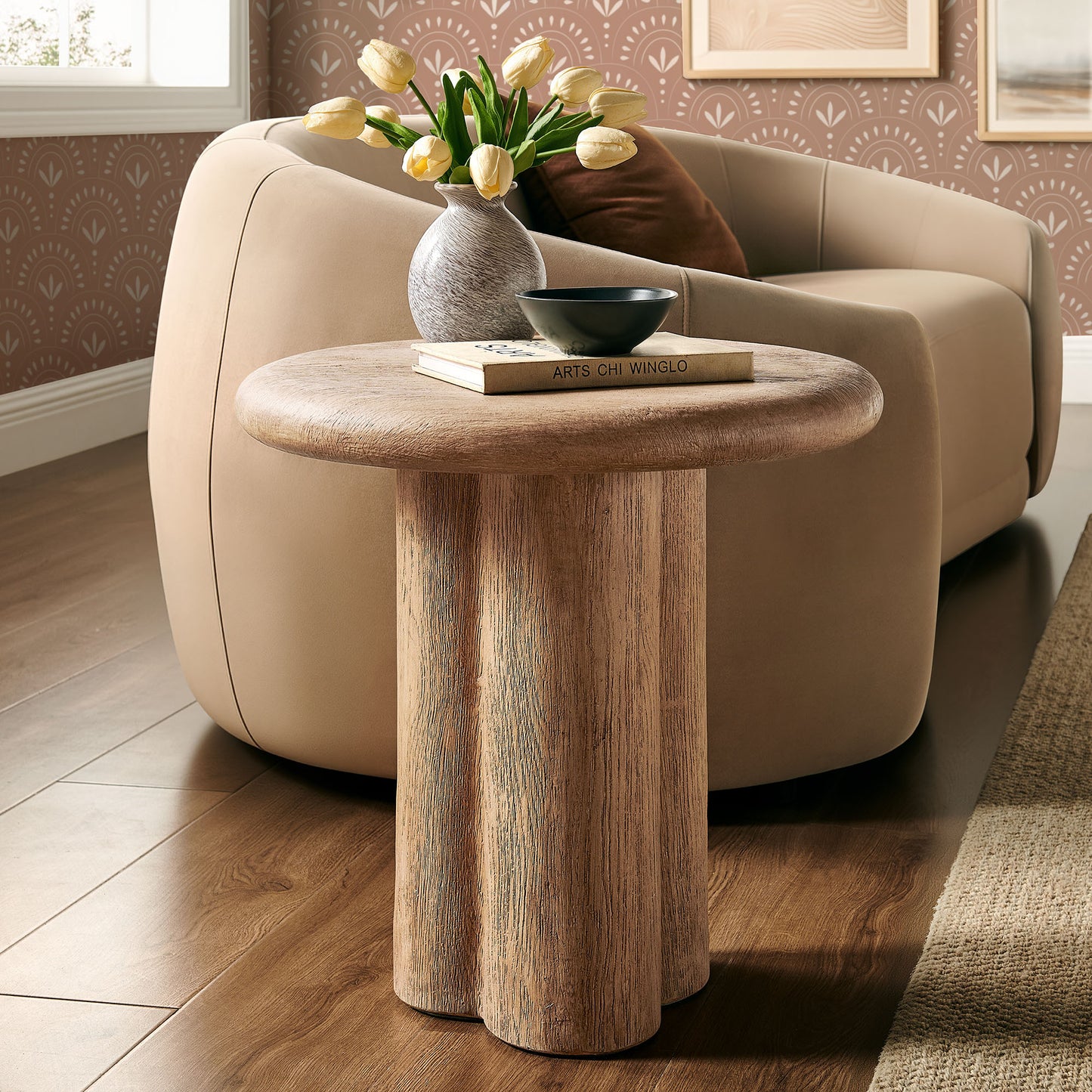 Tori 20 Inch Round Indoor and Outdoor Patio Side Table by Modway EEI-7621