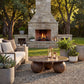 Pietra Indoor Outdoor Patio Round Coffee Table by Modway EEI-7622