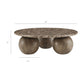 Pietra Indoor Outdoor Patio Round Coffee Table by Modway EEI-7622