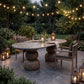 Pietra Indoor Outdoor Patio Oval Dining Table by Modway EEI-7623