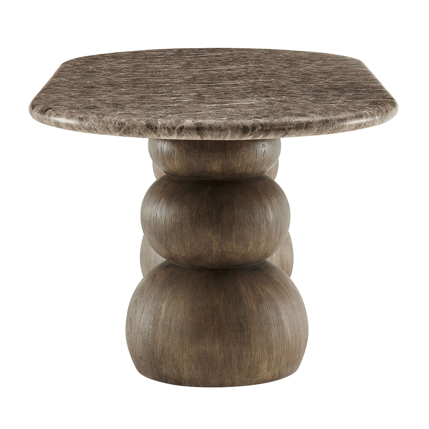 Pietra Indoor Outdoor Patio Oval Dining Table by Modway EEI-7623