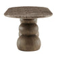 Pietra Indoor Outdoor Patio Oval Dining Table by Modway EEI-7623