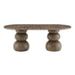 Pietra Indoor Outdoor Patio Oval Dining Table by Modway EEI-7623