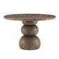 Pietra Indoor Outdoor Patio Round Dining Table by Modway EEI-7624