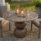 Pietra Indoor Outdoor Patio Round Dining Table by Modway EEI-7624