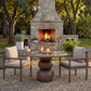 Pietra Indoor Outdoor Patio Round Dining Table by Modway EEI-7624