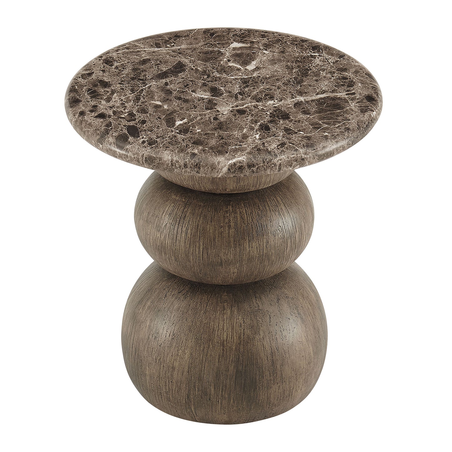 Pietra Indoor Outdoor Patio Round Side Table by Modway EEI-7625