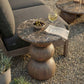 Pietra Indoor Outdoor Patio Round Side Table by Modway EEI-7625