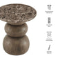 Pietra Indoor Outdoor Patio Round Side Table by Modway EEI-7625