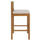Eleni Outdoor Patio Teak Wood Bar Stools Set of 2 by Modway EEI-7626