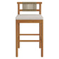 Eleni Outdoor Patio Teak Wood Bar Stools Set of 2 by Modway EEI-7626