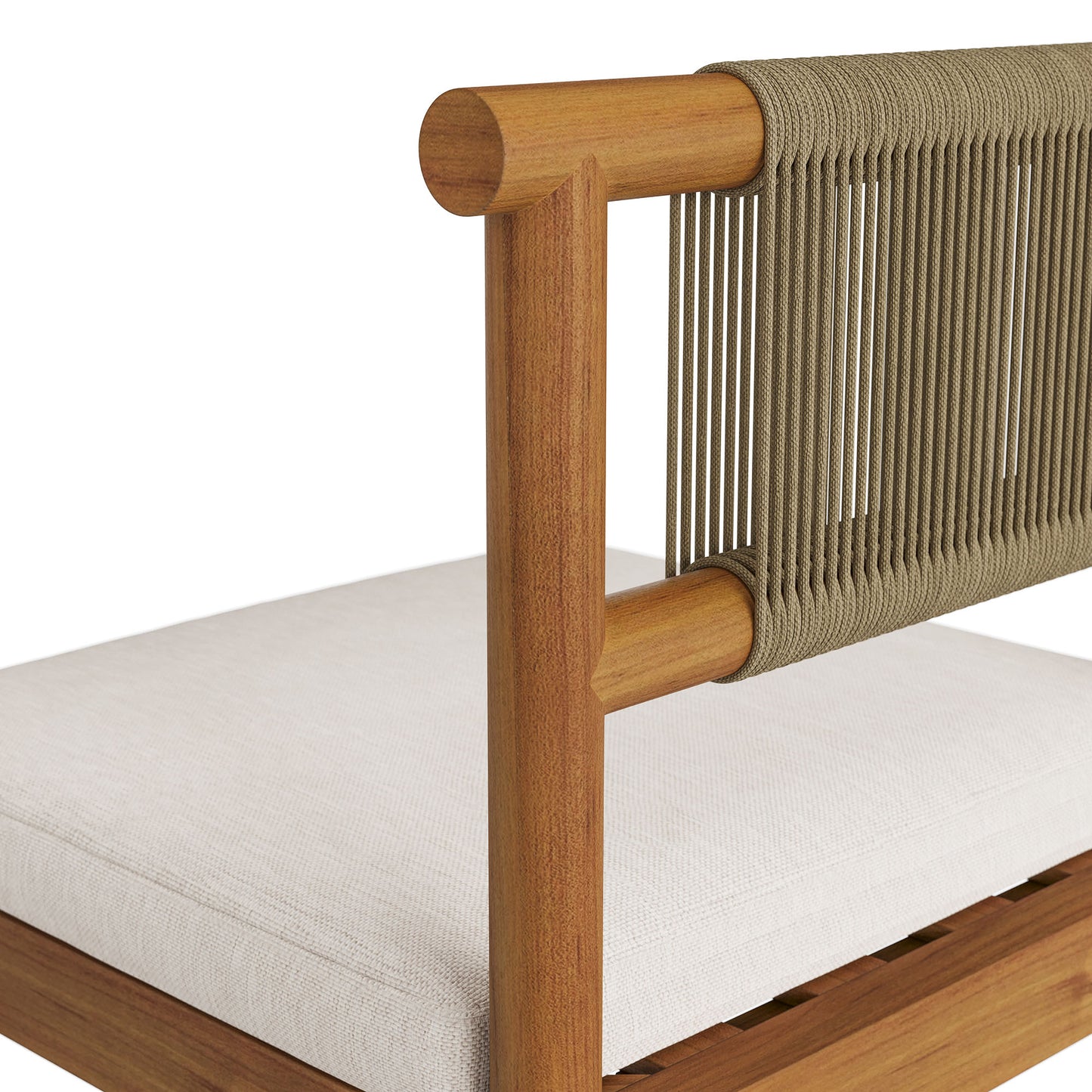 Eleni Outdoor Patio Teak Wood Bar Stools Set of 2 by Modway EEI-7626