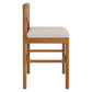 Eleni Outdoor Patio Teak Wood Counter Stools Set of 2 by Modway EEI-7627