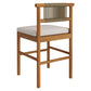 Eleni Outdoor Patio Teak Wood Counter Stools Set of 2 by Modway EEI-7627
