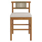 Eleni Outdoor Patio Teak Wood Counter Stools Set of 2 by Modway EEI-7627
