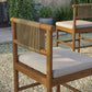 Eleni Outdoor Patio Teak Wood Counter Stools Set of 2 by Modway EEI-7627