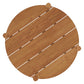 Eleni Round 35 Inch Outdoor Patio Teak Wood Round Bar Table by Modway EEI-7628