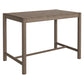 Eleni Rectangle 56-Inch Outdoor Patio Teak Wood Rectangular Bar Table by Modway EEI-7629