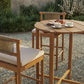 Eleni 3-Piece Outdoor Patio Teak Wood Bar Set by Modway EEI-7630