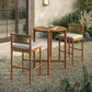 Eleni 3-Piece Outdoor Patio Teak Wood Bar Set by Modway EEI-7630