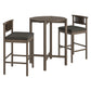 Eleni 3-Piece Outdoor Patio Teak Wood Bar Set by Modway EEI-7630