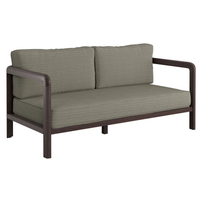 Kona Outdoor Patio Teak Wood Loveseat by Modway EEI-7633