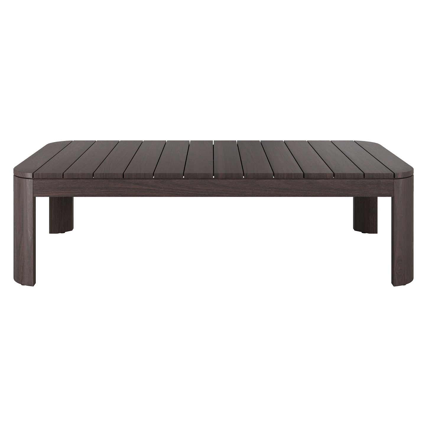 Kona 47 Inch Outdoor Patio Teak Wood Coffee Table by Modway EEI-7634