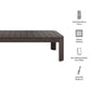 Kona 47 Inch Outdoor Patio Teak Wood Coffee Table by Modway EEI-7634
