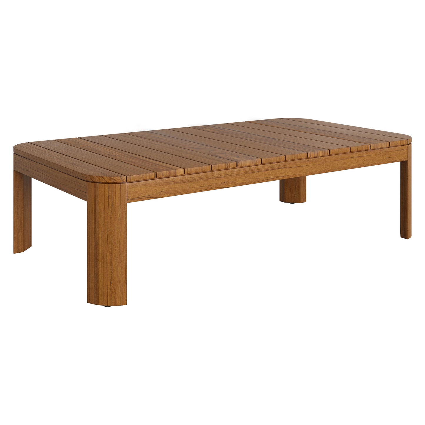 Kona 47 Inch Outdoor Patio Teak Wood Coffee Table by Modway EEI-7634