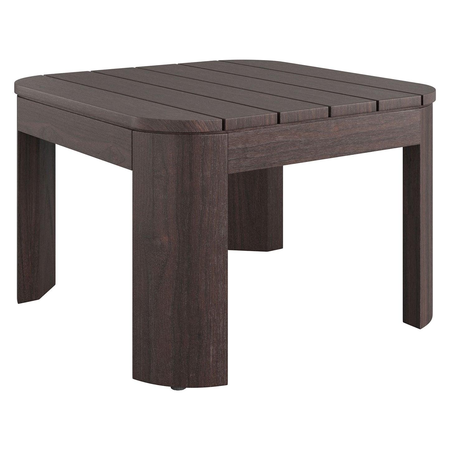 Kona Outdoor Patio Teak Wood Side Table by Modway EEI-7635