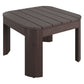 Kona Outdoor Patio Teak Wood Side Table by Modway EEI-7635