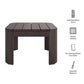 Kona Outdoor Patio Teak Wood Side Table by Modway EEI-7635