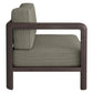 Kona Outdoor Patio Teak Wood Left-Arm Facing Modular Armchair by Modway EEI-7636