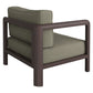 Kona Outdoor Patio Teak Wood Left-Arm Facing Modular Armchair by Modway EEI-7636
