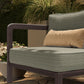 Kona Outdoor Patio Teak Wood Left-Arm Facing Modular Armchair by Modway EEI-7636