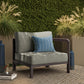 Kona Outdoor Patio Teak Wood Right-Arm Facing Modular Armchair by Modway EEI-7637