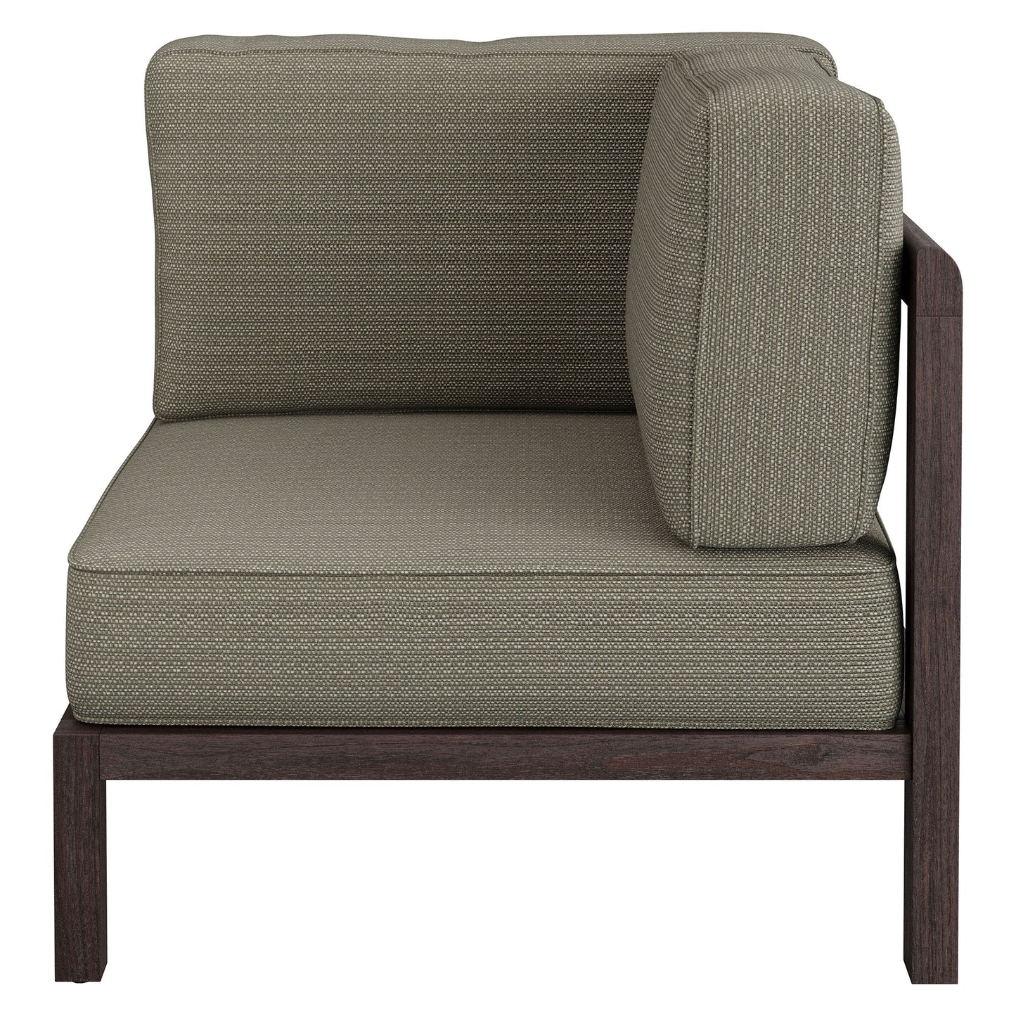 Kona Outdoor Patio Teak Wood Corner Modular Chair by Modway EEI-7638