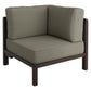 Kona L-Shaped Outdoor Patio Teak Wood Modular Sofa by Modway EEI-7650