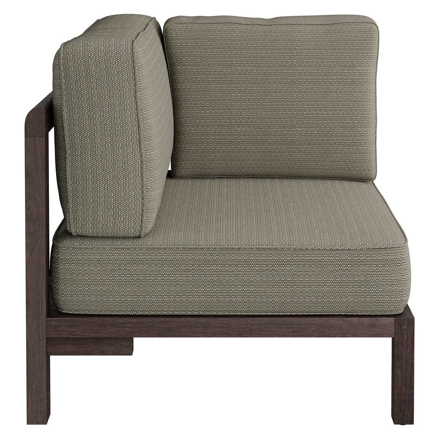 Kona Outdoor Patio Teak Wood Corner Modular Chair by Modway EEI-7638
