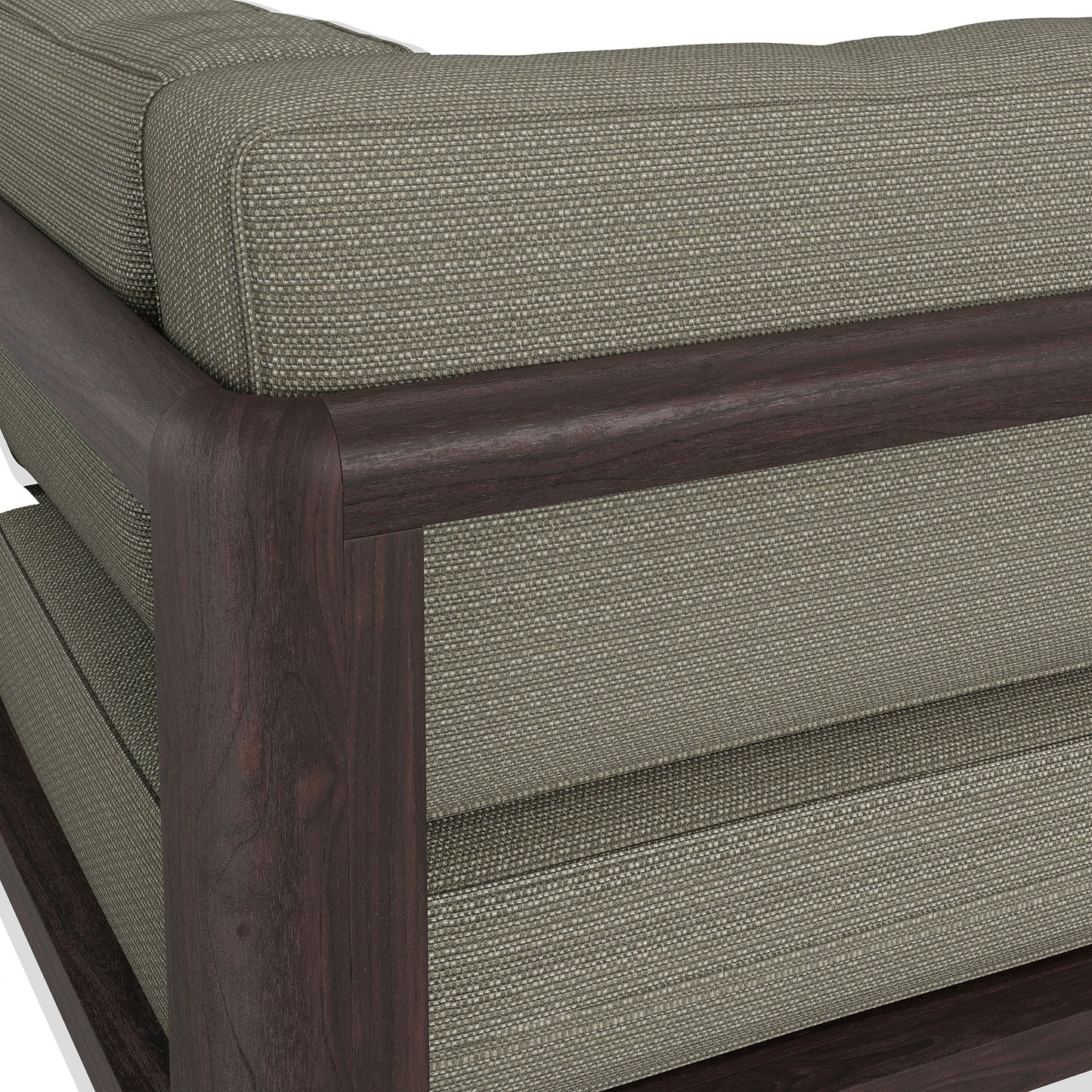 Kona Outdoor Patio Teak Wood Corner Modular Chair by Modway EEI-7638