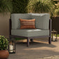 Kona Outdoor Patio Teak Wood Corner Modular Chair by Modway EEI-7638